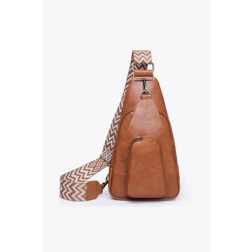 Dazzling Trip Pu Leather Sling Bag by Adored