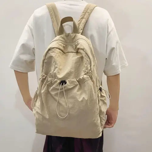 Adventure-Ready Yeppi Drawstring Nylon Backpack Bag