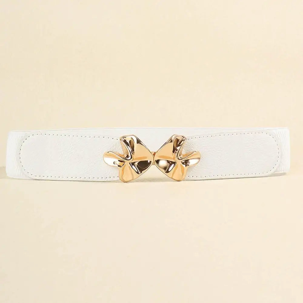 Alloy Buckle Elastic Belt