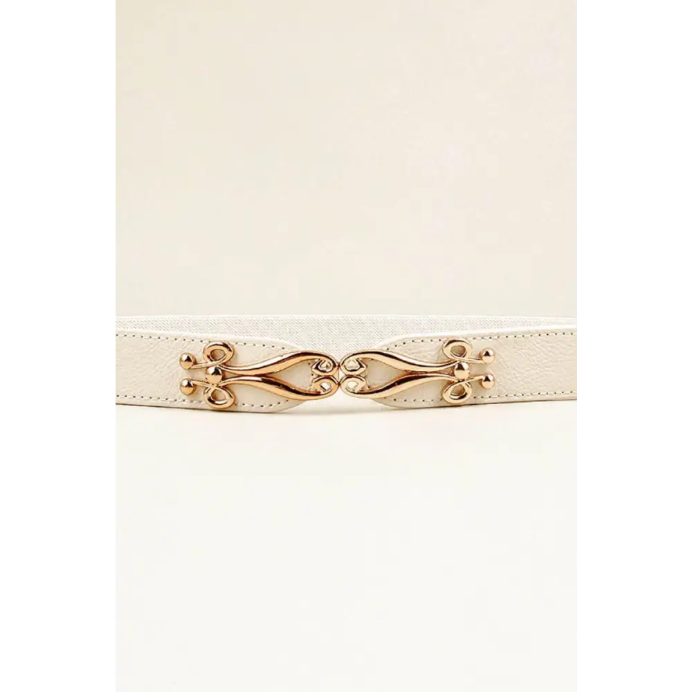 Alloy Buckle Elastic Belt