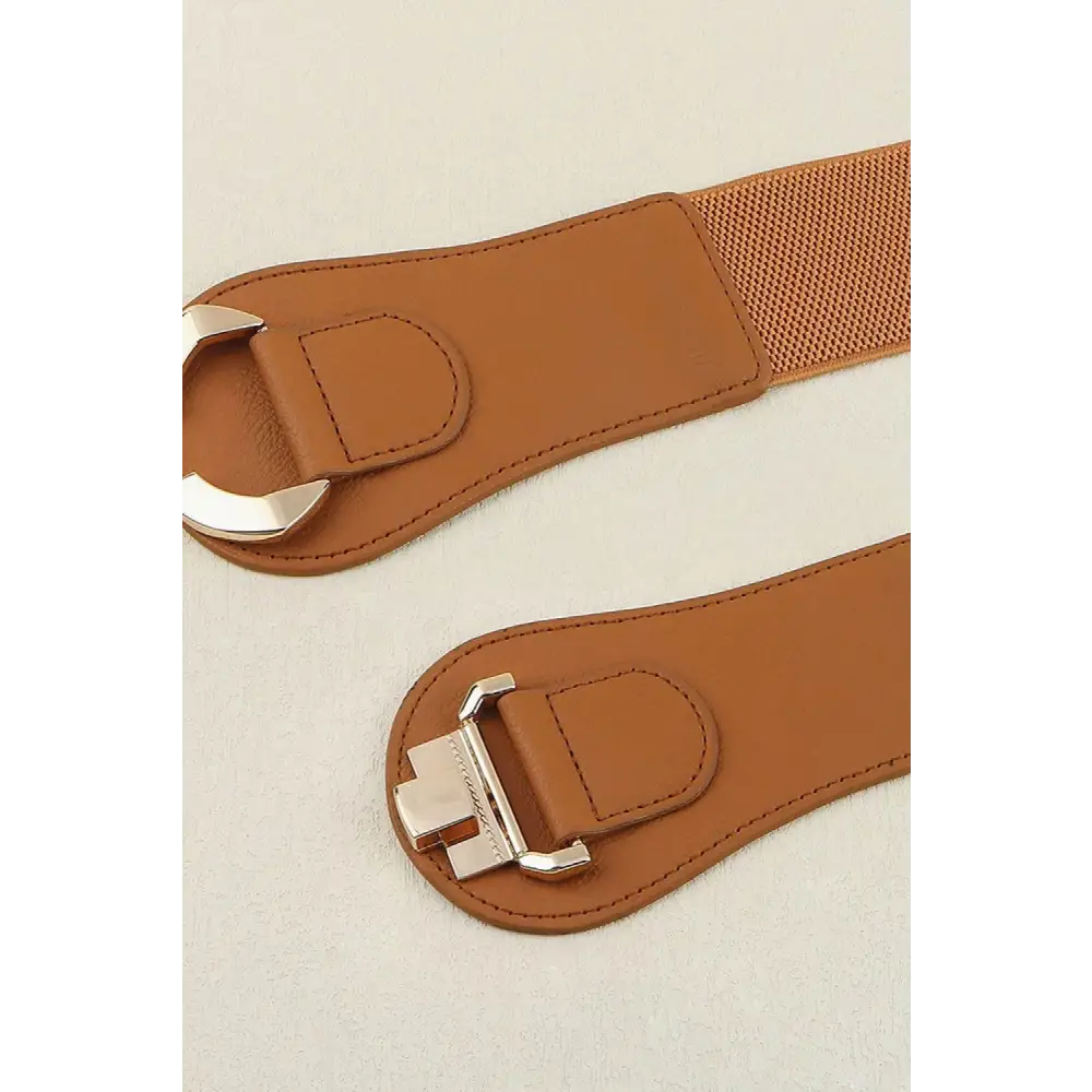 Alloy Buckle Elastic Belt