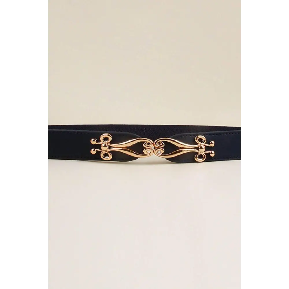 Alloy Buckle Elastic Belt