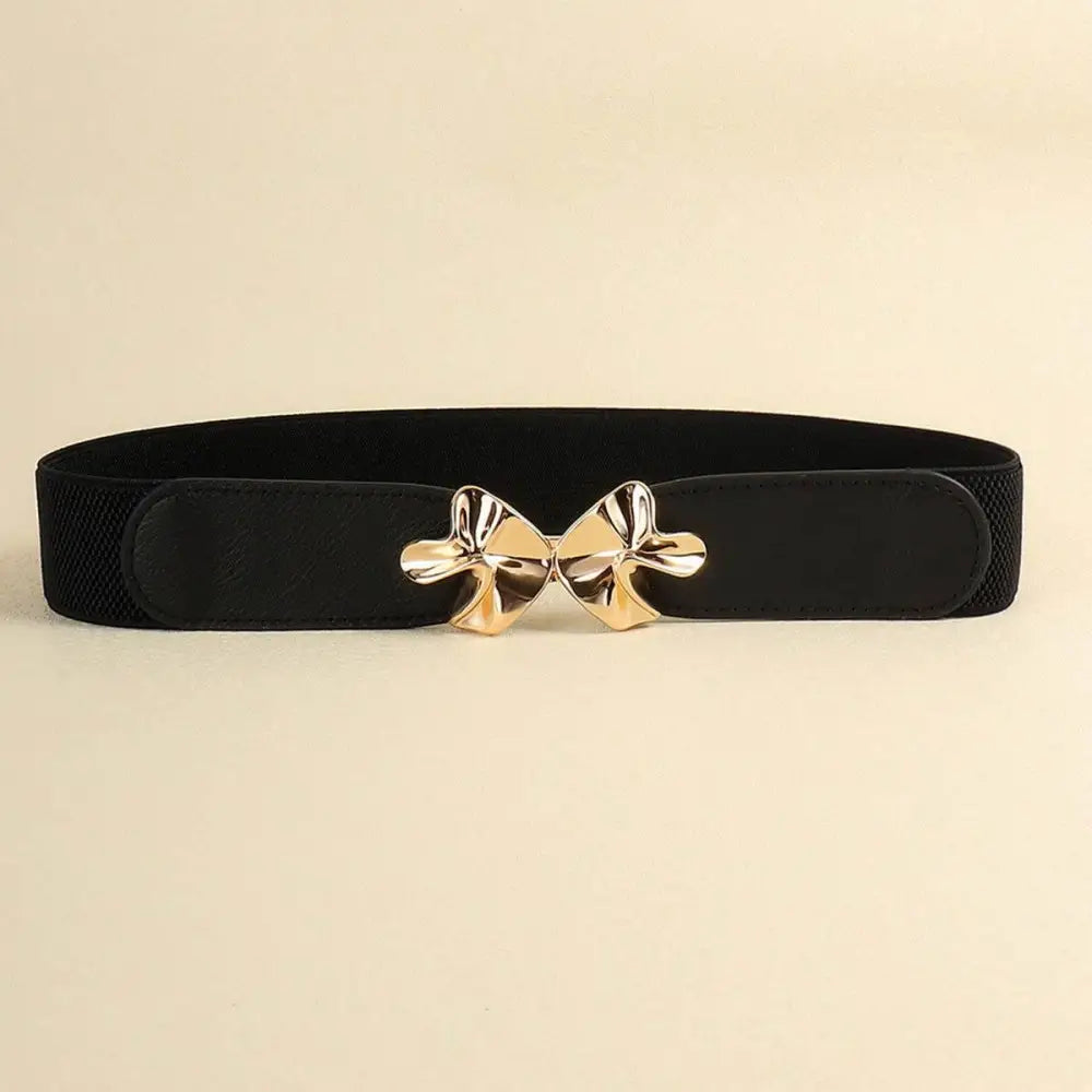 Alloy Buckle Elastic Belt