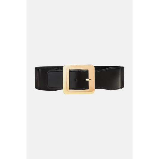 Alloy Buckle PU Leather Belt - CM Fashion