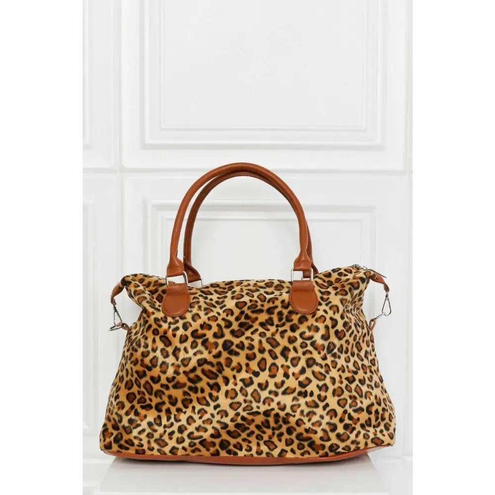 Fierce Animal Print Brushed Weekender Bag for Wild Adventures