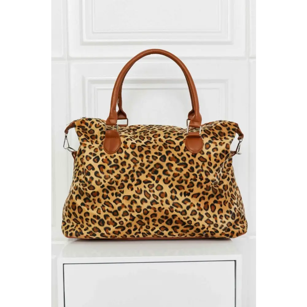 Fierce Animal Print Brushed Weekender Bag for Wild Adventures