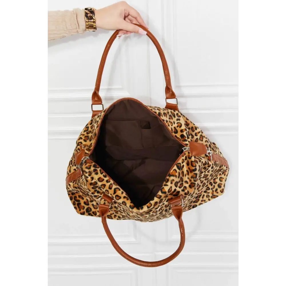 Fierce Animal Print Brushed Weekender Bag for Wild Adventures