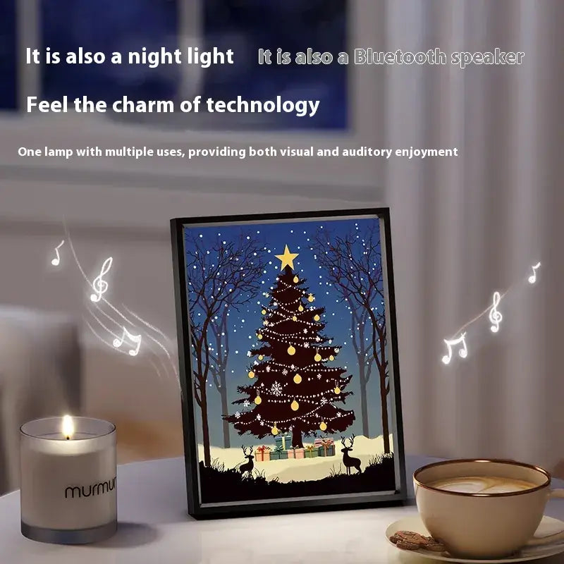 Illuminate Christmas with the Luminous Tree Bluetooth Speaker