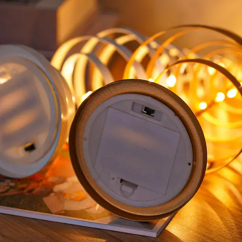 Enchanting LED Spiral Christmas Tree Table Lights for Festive Cheer