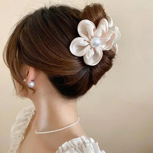 Blooming Beauty Flower Acrylic Hair Claw Clips