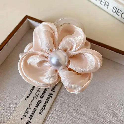 Blooming Beauty Flower Acrylic Hair Claw Clips