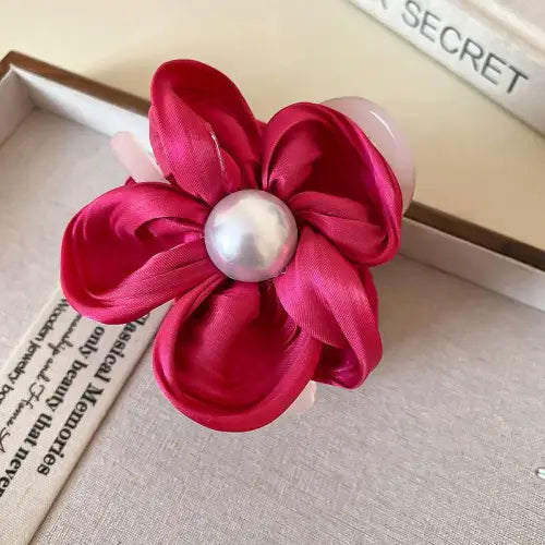 Blooming Beauty Flower Acrylic Hair Claw Clips