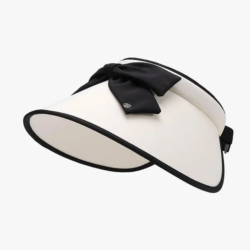 Elegant Miara Ice Silk Sun Hat with Charming Bow