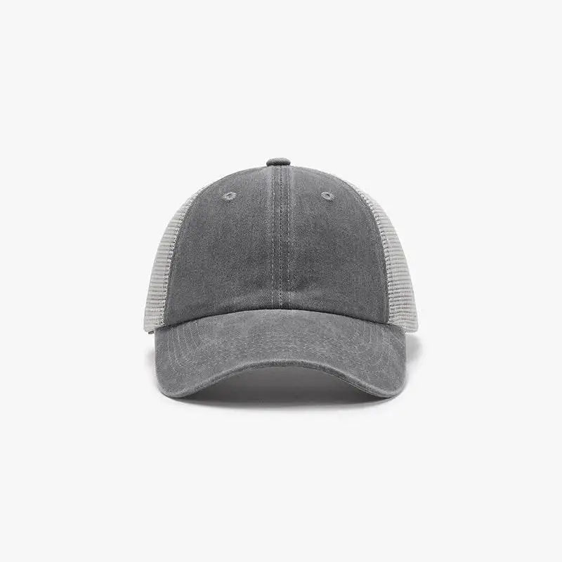 Breathable Mesh Adjustable Baseball Cap