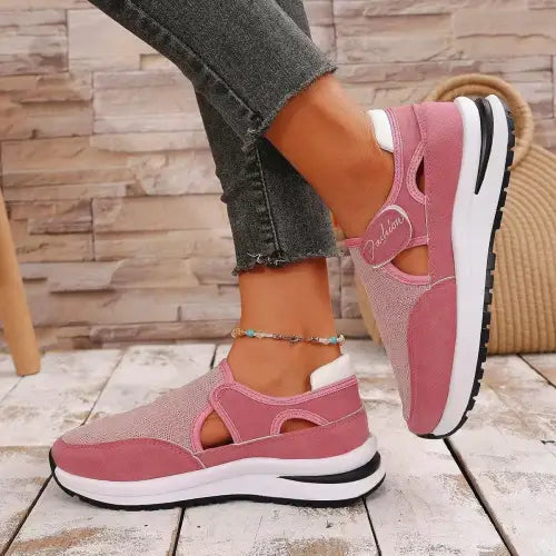Breathable Platform Sneakers