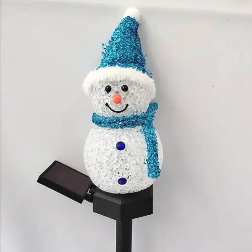 Brighten Your Holidays with LED Solar Snowman Lawn Ornaments