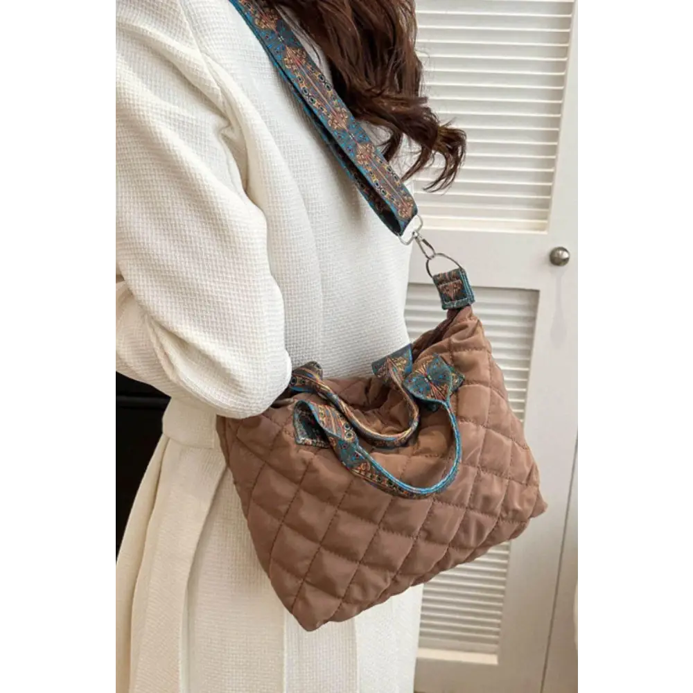 Trendy Yeppi Bubble Textured Printed Strap Handbag for Fashionistas