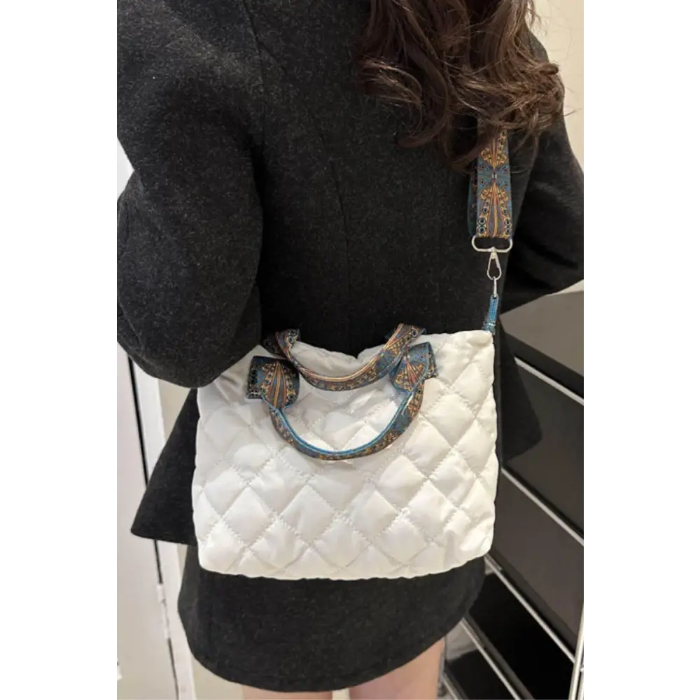 Trendy Yeppi Bubble Textured Printed Strap Handbag for Fashionistas