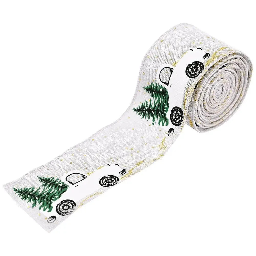 Car & Christmas Tree Ribbon