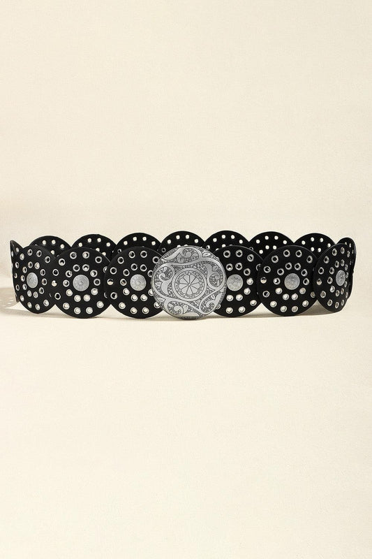 Vintage PU Leather Wide Belt - CM