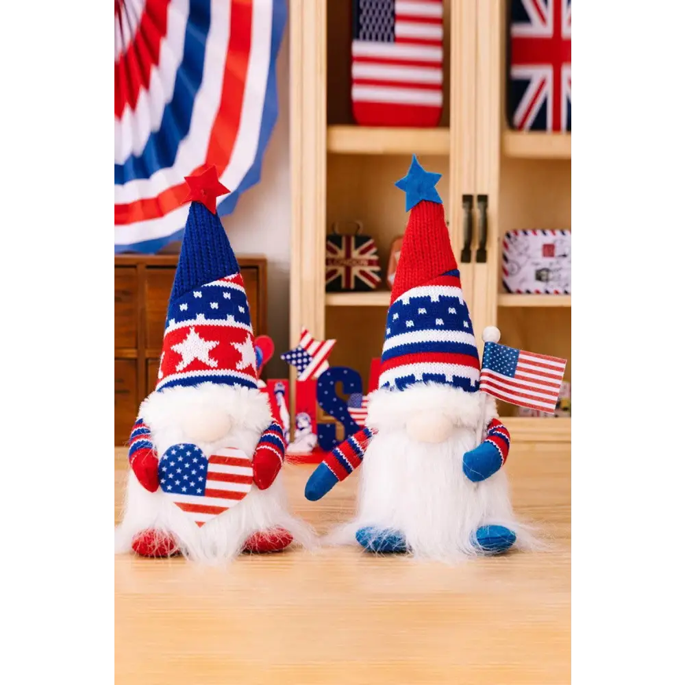 Celebrate Freedom with Independence Day Knit Decor Gnomes