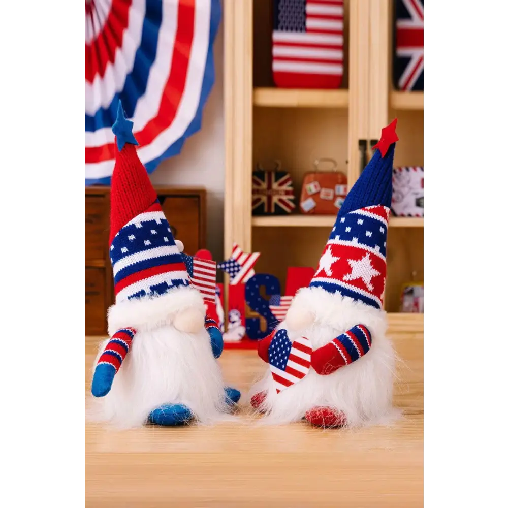 Celebrate Freedom with Independence Day Knit Decor Gnomes