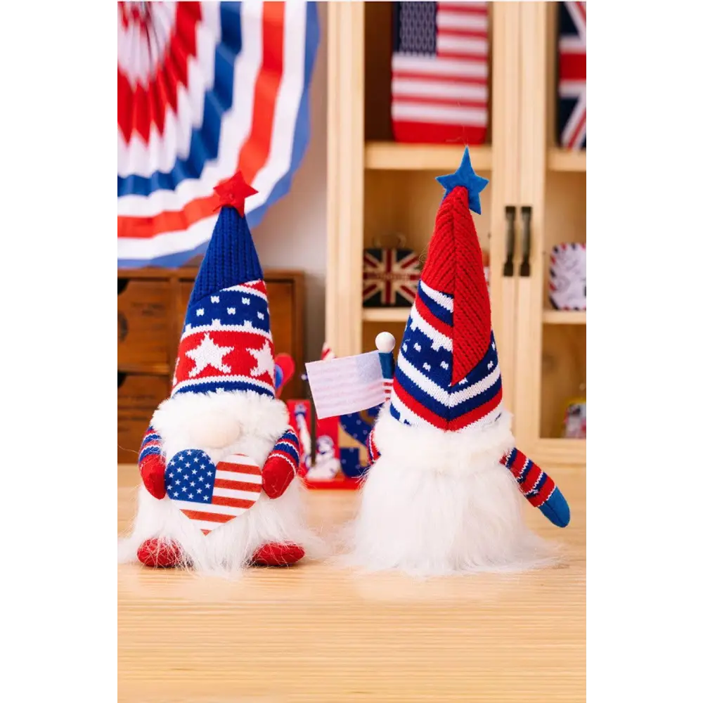 Celebrate Freedom with Independence Day Knit Decor Gnomes