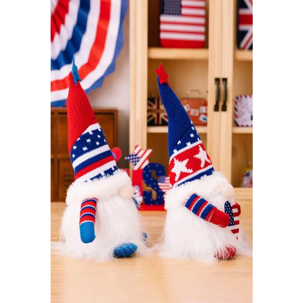 Celebrate Freedom with Independence Day Knit Decor Gnomes