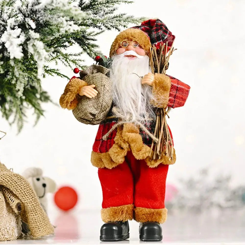 Celebrate the Season with Charming Santa Claus Gnome Figurines