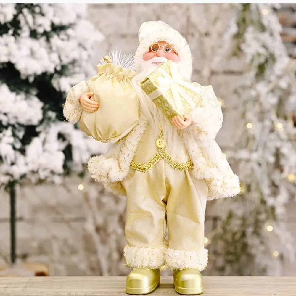 Celebrate the Season with Charming Santa Claus Gnome Figurines