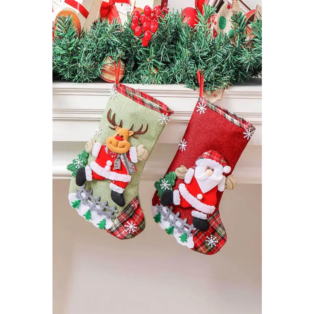 Charming Plaid Christmas Stockings for Festive Cheer