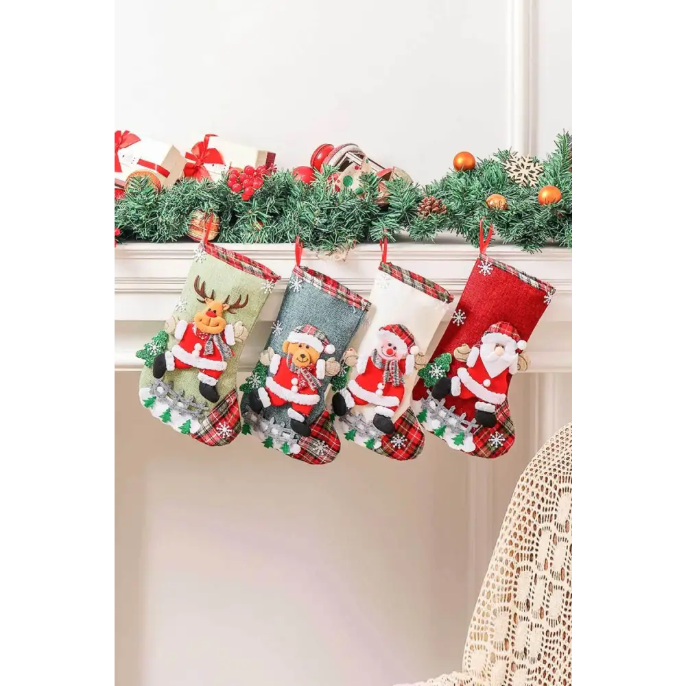 Charming Plaid Christmas Stockings for Festive Cheer