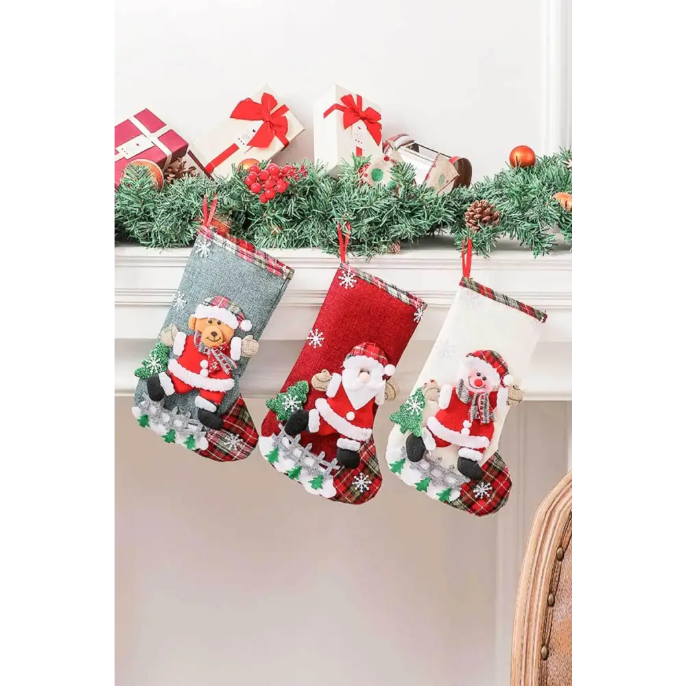 Charming Plaid Christmas Stockings for Festive Cheer