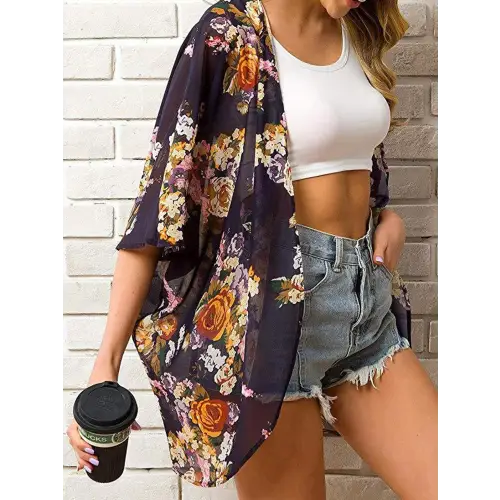 Chic Black Bikini Cover-Up