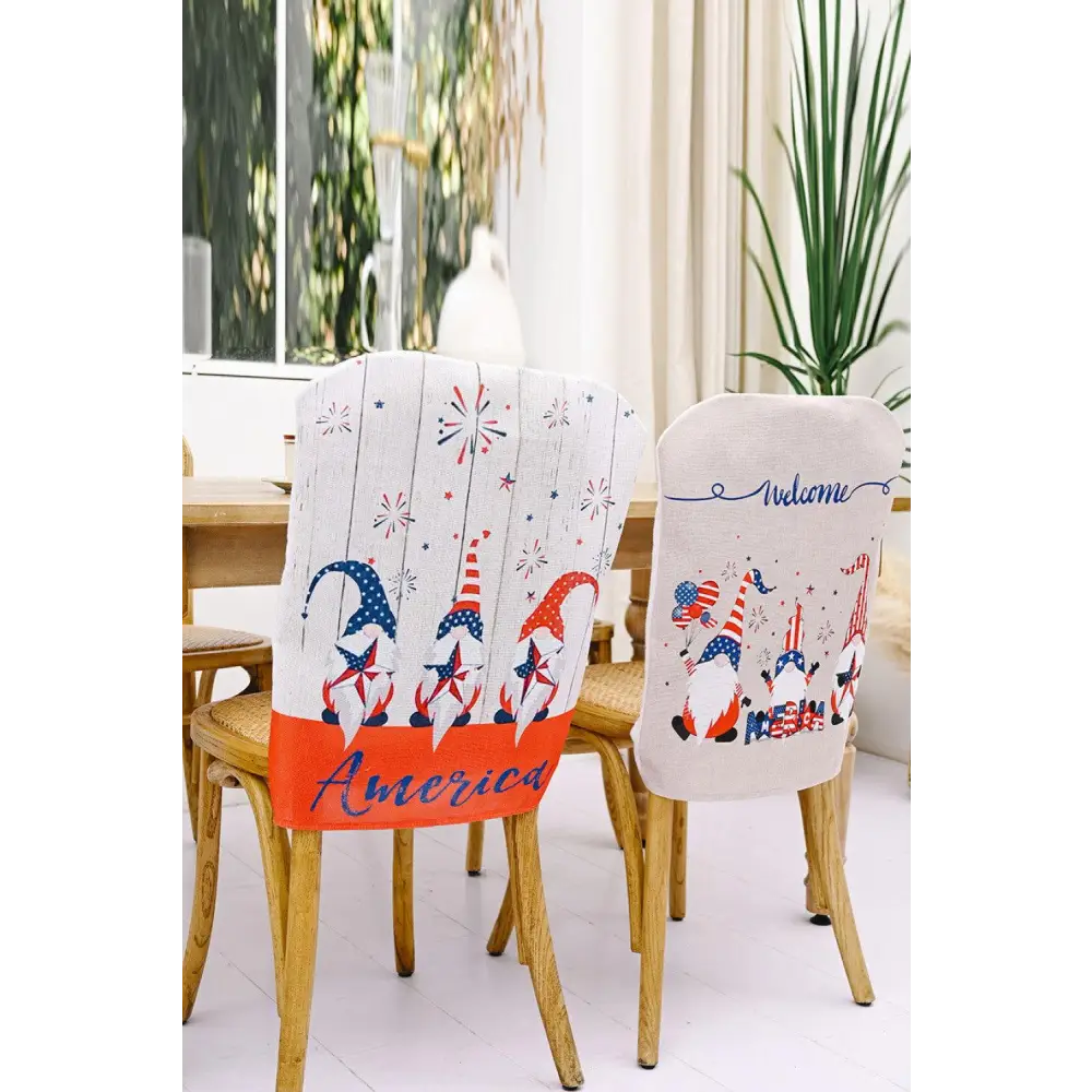 Chic Independence Day Chair Covers for a Patriotic Home Transformation