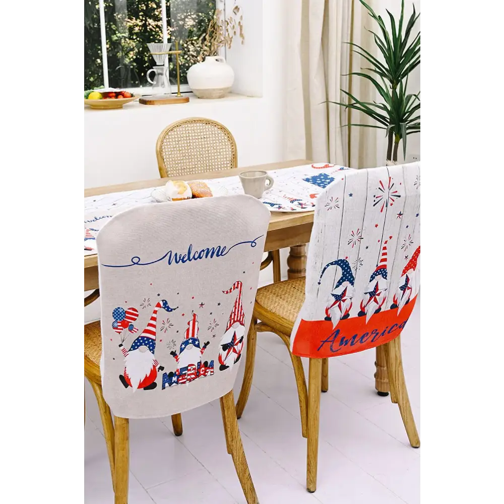 Chic Independence Day Chair Covers for a Patriotic Home Transformation