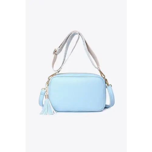 Chic Leather Tassel Crossbody Bag for Stylish Adventures
