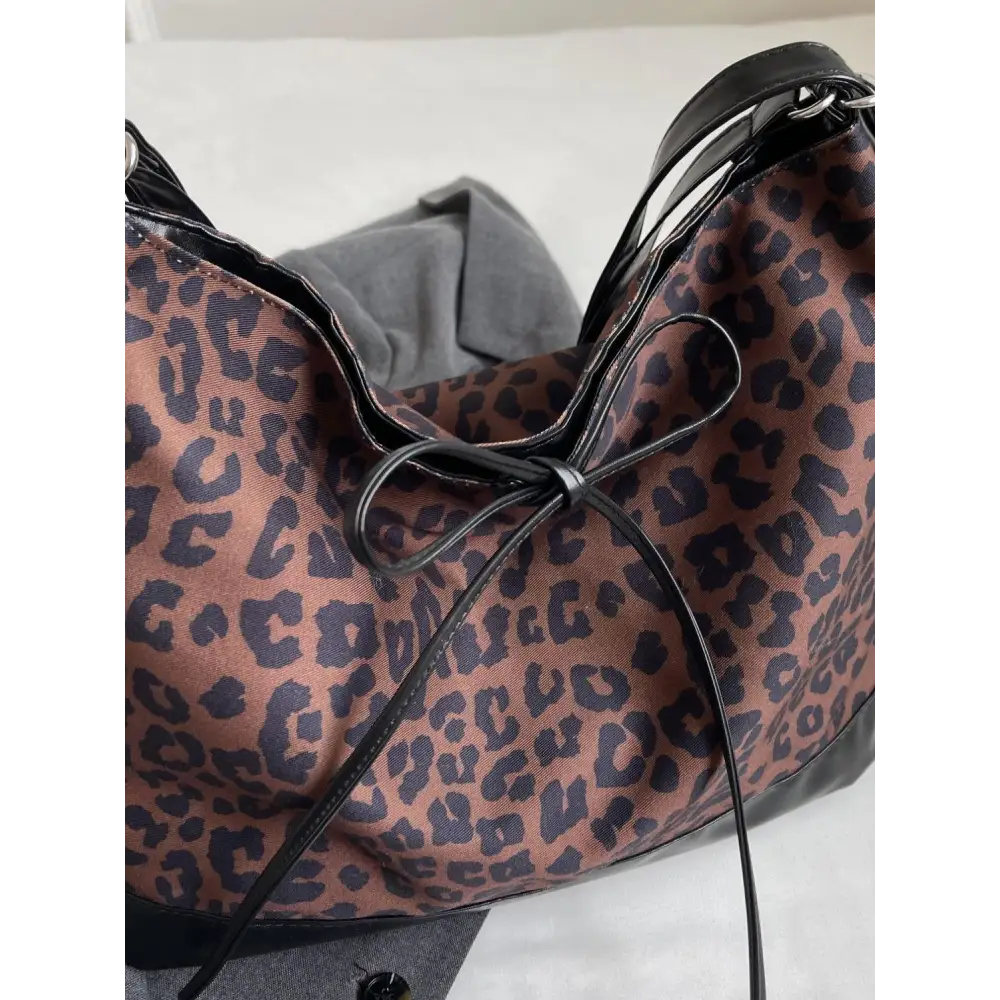 Chic Leopard Dual Purpose Crossbody Bag for Trendy Style