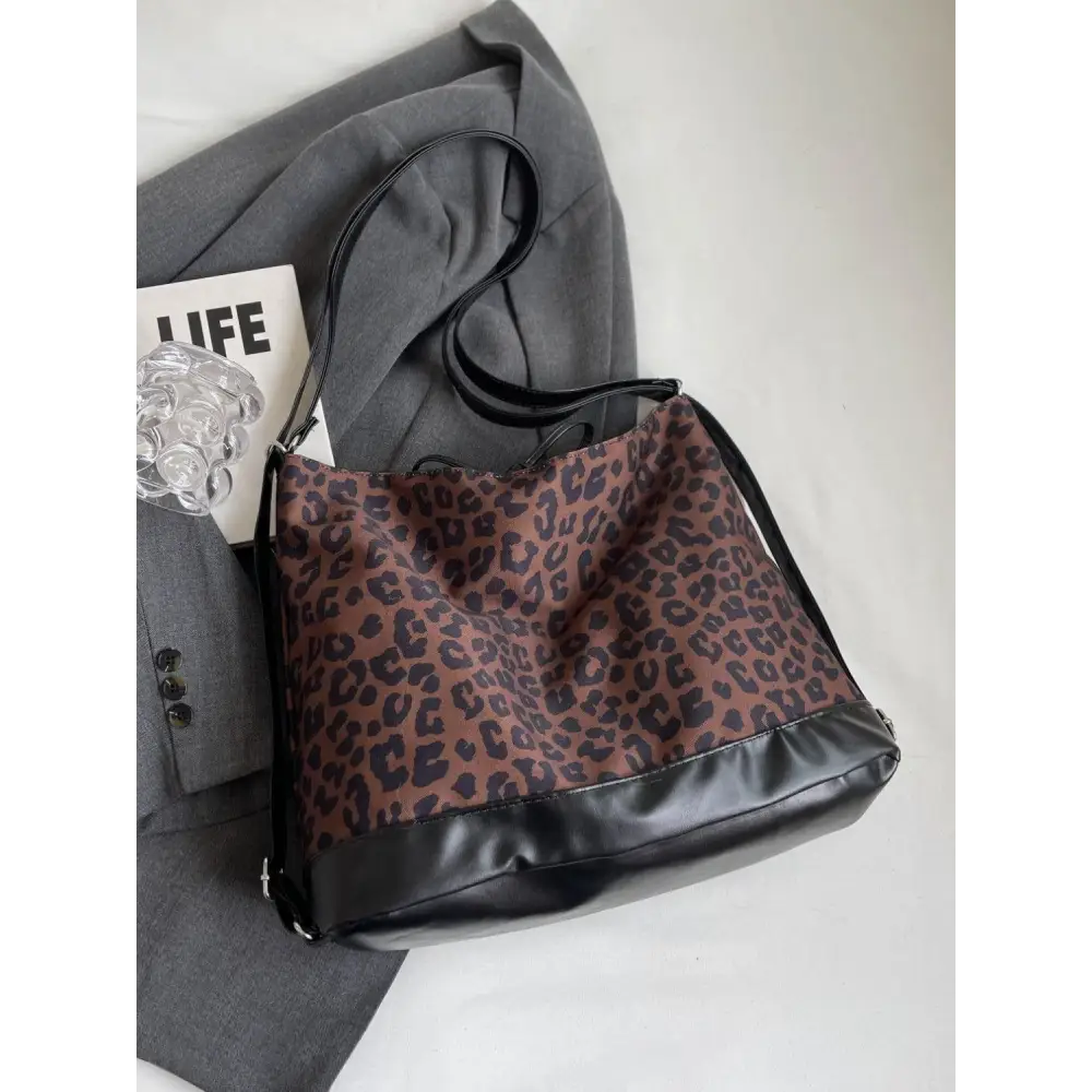 Chic Leopard Dual Purpose Crossbody Bag for Trendy Style