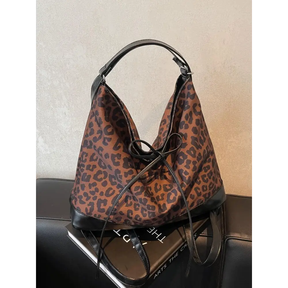 Chic Leopard Dual Purpose Crossbody Bag for Trendy Style