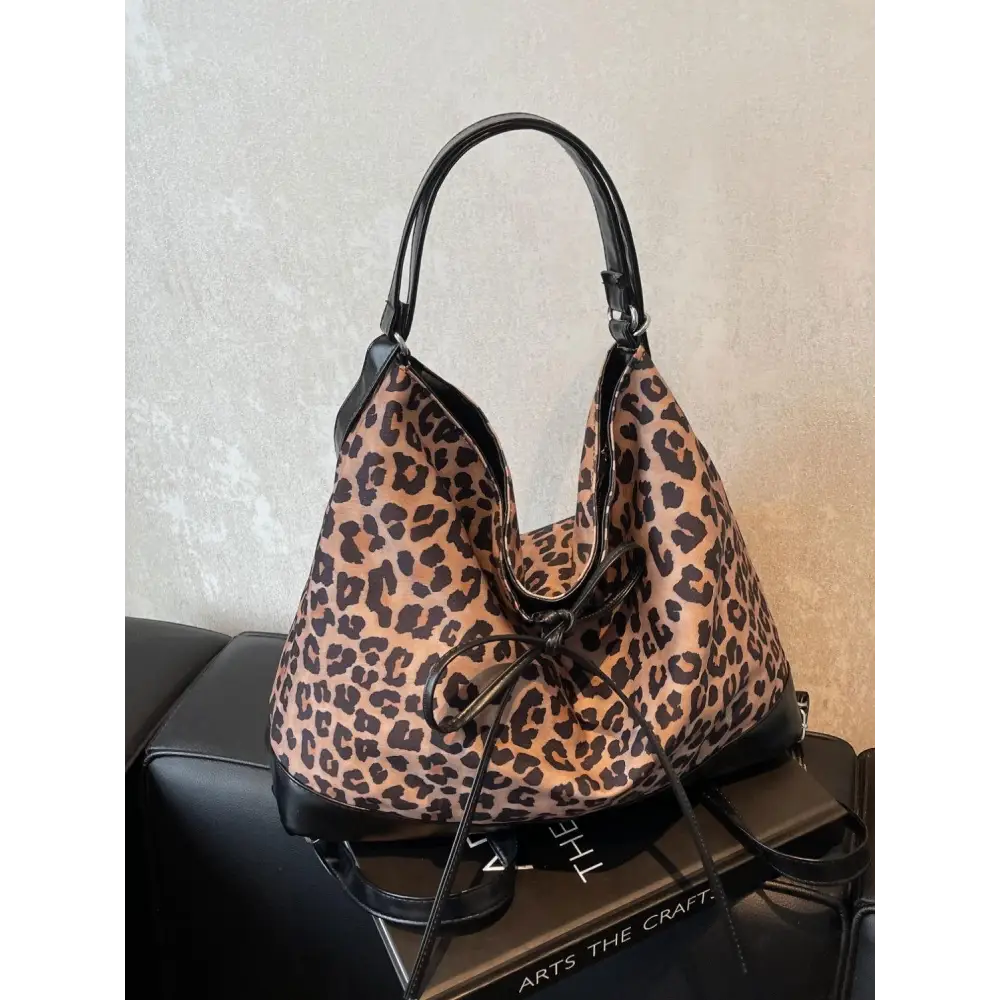 Chic Leopard Dual Purpose Crossbody Bag for Trendy Style