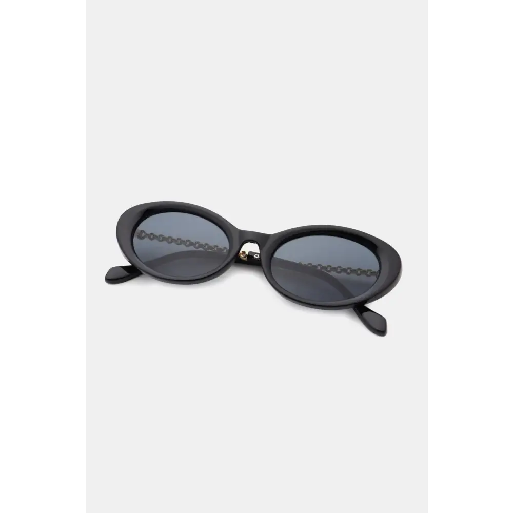 Chic Olive Green Frame Cat-Eye Sunglasses for Effortless Style