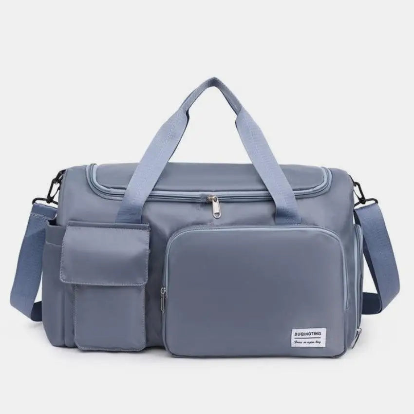 Chic Pastel Oxford Cloth Detachable Strap Travel Bags for Stylish Adventures