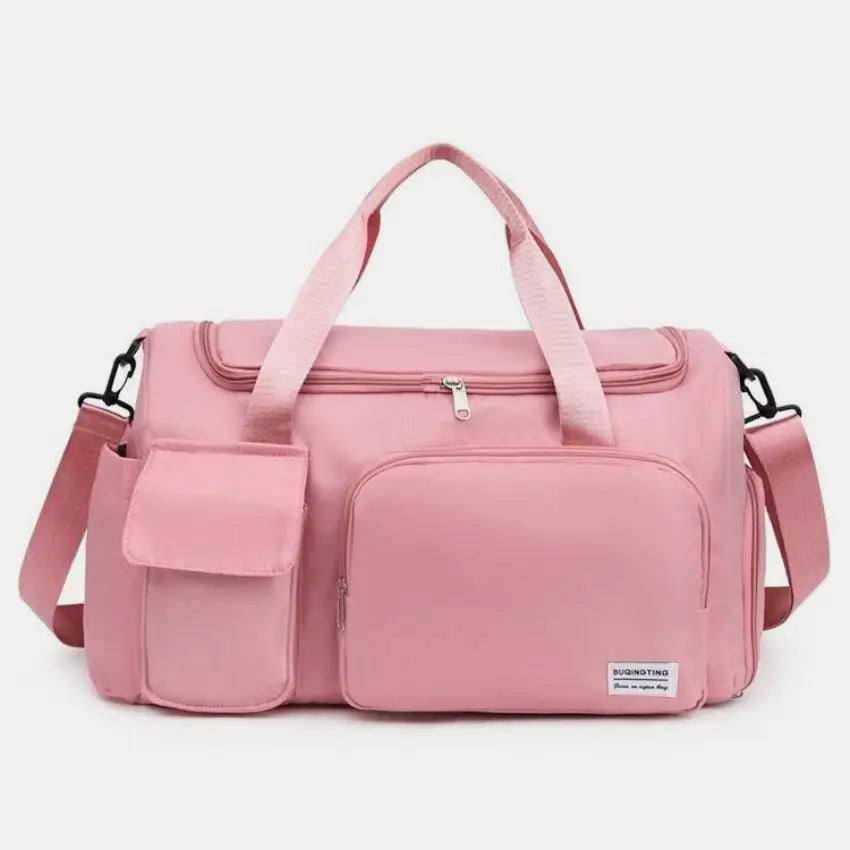 Chic Pastel Oxford Cloth Detachable Strap Travel Bags for Stylish Adventures