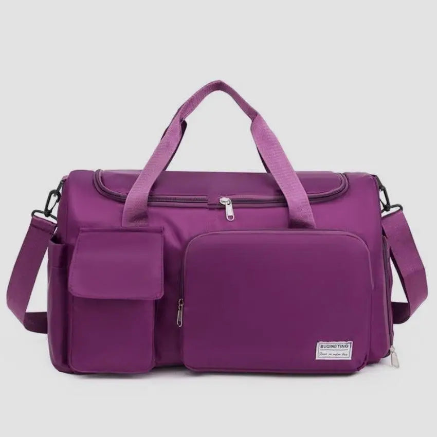 Chic Pastel Oxford Cloth Detachable Strap Travel Bags for Stylish Adventures