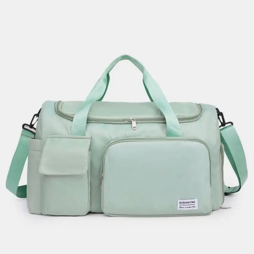 Chic Pastel Oxford Cloth Detachable Strap Travel Bags for Stylish Adventures