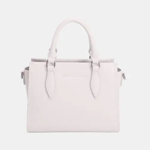 Chic Pink David Jones PU Leather Handbag for Stylish Outings