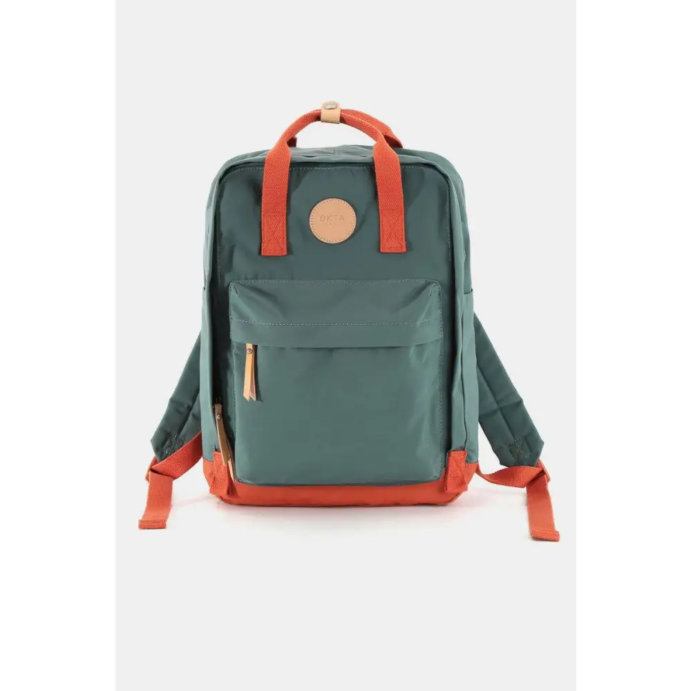 Chic Salmon Himawari Waterproof Canvas Backpack with Stylish Accents