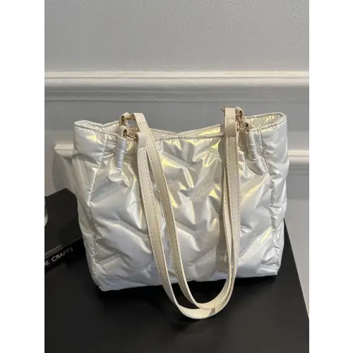 Chic Silver Shoulder Bag