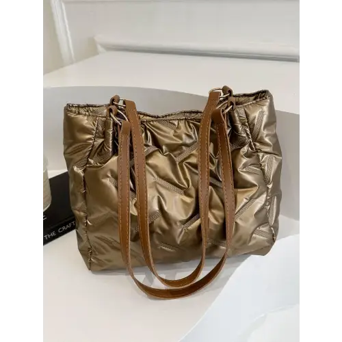 Chic Silver Shoulder Bag